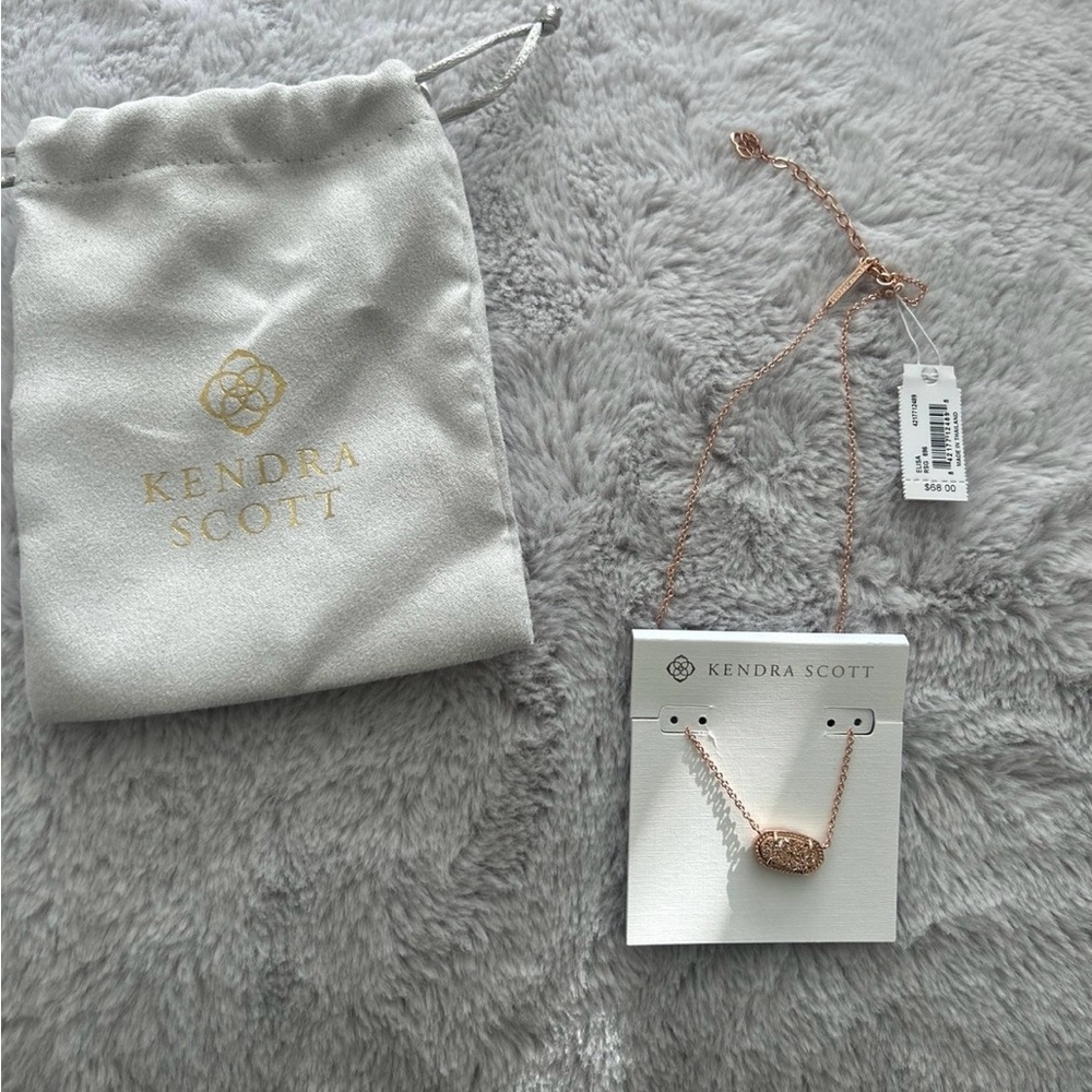 Kendra Scott Rose Gold Necklace